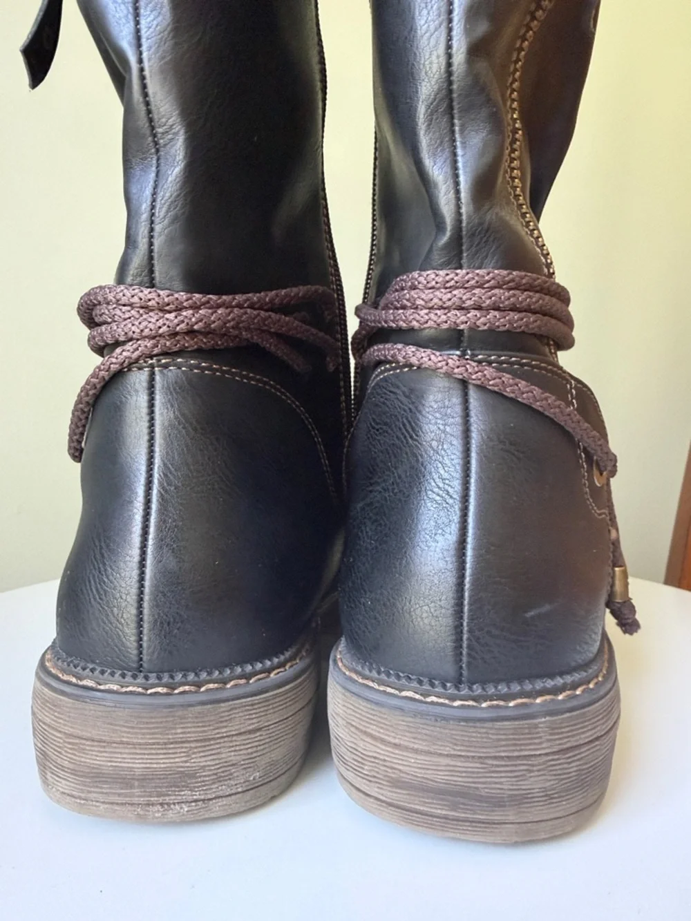 Spring Step Acaphine boots Vegan faux shearling water-resistant EU 42 US 10.5-11